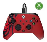 Turtle Beach Rematch Advanced Wired Gaming Controller for XBOX & PC | Spirit Red, XBOX Series X|S, XBOX One, PC, 2 Remappable Buttons, Hall-Effect Triggers, Audio Controls, Mic Mute, Ergonomic