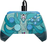 Turtle Beach Rematch Advanced Blue Kitsune Wired Gaming Controller for Xbox and PC - Powered Glow, Remappable Buttons, Hall-Effect Hair Triggers, 8ft Cable, Officially Licensed by Xbox