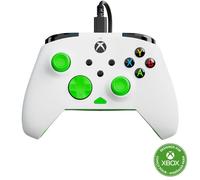 Turtle Beach Rematch Core White/Green Wired Gaming Controller - Licensed for Xbox Series X and S, Xbox One and Windows PCs - Audio Controls, Rumble Motors and Impulse Triggers, 8ft Cable