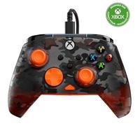Turtle Beach Rematch Core Ghost Black Camo/Orange Wired Gaming Controller - Licensed for Xbox Series X and S, Xbox One and Windows PCs - Audio Controls, Rumble Motors and Impulse Triggers, 8ft Cable