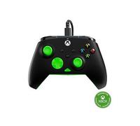 Turtle Beach Rematch Core Black/Green Wired Gaming Controller - Licensed for Xbox Series X and S, Xbox One and Windows PCs - Audio Controls, Rumble Motors and Impulse Triggers, 8ft Cable