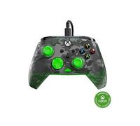 Turtle Beach Rematch Core Ghost Black Camo/Green Wired Gaming Controller - Licensed for Xbox Series X and S, Xbox One and Windows PCs - Audio Controls, Rumble Motors and Impulse Triggers, 8ft Cable
