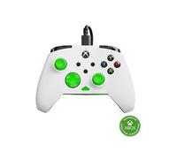 Turtle Beach Rematch Core White/Green Wired Gaming Controller - Licensed for Xbox Series X and S, Xbox One and Windows PCs - Audio Controls, Rumble Motors and Impulse Triggers, 8ft Cable