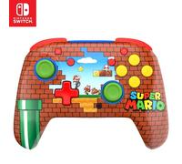 Turtle Beach Rematch Wireless Controller: Mario Bricks Reveal - Officially Licensed by Nintendo. Also works with Nintendo Switch 2 (C Button is not on this controller)