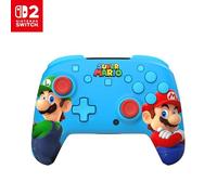 Turtle Beach Rematch Wireless Controller: Mario & Luigi, Nintendo Switch 2 | Nintendo Switch OLED, TMR Thumbsticks, Rechargeable 40-Hr Battery, 2 Mappable Back Buttons, Motion Controls, Mario & Luigi