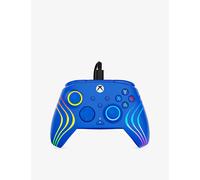 Turtle Beach Afterglow Wave Blue Wired RGB Gaming Controller with Mappable Buttons, Hall-Effect Hair Triggers and Audio Controls. Licensed for Xbox Series X orS, Xbox One & Windows