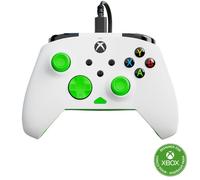 Turtle Beach Rematch Core White And Green Wired Gaming Controller With Audio Controls, Rumble Motors Impulse Triggers - Licensed
