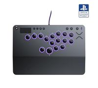 Turtle Beach Victrix Pro KO Leverless Esports All Button Fight Stick, PS5 | Grey, PlayStation, PS4, Windows PC, Tournament Arcade Controller, 16 Cherry Switches, Slim Design, RGB Lighting, USB-C Cable