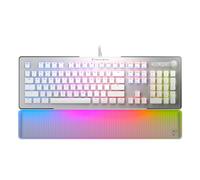 Turtle Beach Vulcan II Max Optical-Mechanical RGB Gaming Keyboard | Customizable RGB Keys & Palm Rest, Smart Keys, Titan II Linear Switches, Anodized Aluminum Top Plate, Media Controls, White