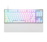 Turtle Beach Vulcan II TKL Pro Magnetic Mechanical RGB Gaming Keyboard - Analog Hall-Effect Switches, Adjustable Actuation, Rapid Trigger, Swappable Keycaps, Tenkeyless Design, Anti-Ghosting - White