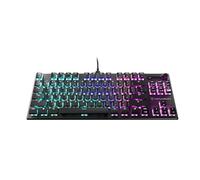 Turtle Beach Vulcan TKL AIMO Linear US Black | Titan Mechanical Switches, Customizable RGB Lighting, Anodized Aluminum Top Plate, Media Controls, USB-C Cable, Black