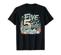 Turtle Birthday Fifth By The Tide T-Shirt