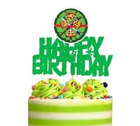 Turtle Cake Topper Anime Hero Cake Topper Happy Birthday Turtle Weapon Decorations for Birthday Party Decorations Party Supplies