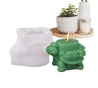 Turtle Candle Mold - Scented Wax Mold, Clay Resin Form, Craft Soap Shape | Handmade Animal Decor Plaster Mould, 3D Casting Turtle Silicone Pattern Turtle Figurine, Candle, Soap, Clay, Resin Making Ki