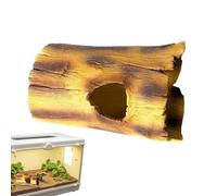 Turtle Cave - Tree Textured Cave for Bearded Dragon Terrarium | Sunshine Zone and Accessories for Bearded Dragon, Snakes and Spiders Terrariums in Humid Environments and