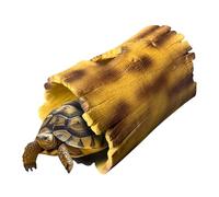 Turtle Cavern, Resin Habitat for Terrarium Turtles, Decor Accessory Landscape Climbing Swimming for Terrarium/Aquarium Indoor Reptiles Spiders Crabs