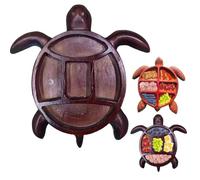 Turtle Charcuterie Platter,10.6inch Ocean Themed Cheese Bread Board,Novelty Serving Tray Board for Cheese Meats Fruit,Turtle Appetizer Serving Tray,Gifts for Seafood Lovers