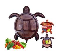Turtle Charcuterie Platter, Sea Turtle Serving Board, Wooden Turtle Tray, Ocean Themed Cheese Bread Board, Novelty Serving Tray Board for Cheese Meats Fruit Holiday Dinner Table