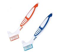 Turtle Cleaning Brush with Dual Bristle Heads, Mini Tortoise Shell Brushes,Tortoise Bath Tool Tank Accessories for Removing Mud Dirt Debris for Animal Shell Health