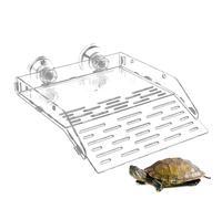 Turtle Climbing Ramp, Turtle Dock for Sunbathing | Acrylic Multipurpose Basking Dock, Turtle Aquarium Accessory for Aquarium Reptile Rest Patio, , Frog, Hermit Crab