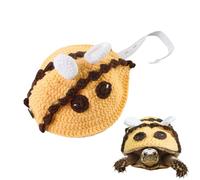Turtle Clothes - Cute Warm Cartoon Animal Pattern Costume Turtle Sweater | Handmade Knitted Sweater with Adjustable Strap for Pet Tortug Reptiles, D