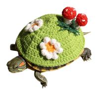 Turtle Clothes - Pet Clothes with Adjustable Strap - Knitted Turtle Costume with , For Cold Winter Weather Indoor And Outdoor Hiking Party Cosplay And Adventures