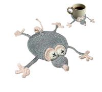 Turtle Coaster Set - Drink Mat for Table Protection | Silicone Non Slip with Cute Animal Design, Heat Resistant Beverage Holder for Cups Mugs Glasses Home Decor Cute Decorative Design 4x4in