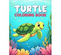 Turtle Coloring Book: 50 Charming Designs for All Ages