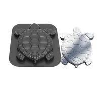 Turtle Concrete Mold - Reusable Cement Stepping Stone Mould, Tortoise Shape DIY Craft Casting Form | Outdoor Pathway Stepping Landscaping & Garden Art Tool for Beginners, Artists & Professionals