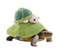 Turtle Costume - 29g Turtle Sweater Warm Winter Pet Clothes | Dinosaur Turtle Outfit Funny Knitted Costume for Small Pets Party Decoration Photo Prop