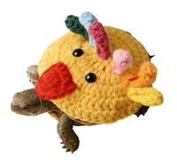 Turtle Costume - Knitted Tortoise Outfit for Pets | Soft Warm Turtle Clothes for Terrarium Aquarium Enclosure Home Winter Daily Outdoor Use, Fit for Small Turtles and Tortoises