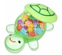 Turtle Decor Set - 200Pcs Mini Resin Turtles with 1 Large Turtle, Luminous Plastic Turtles Glow in The Dark for Miniature Landscapes, Aquarium Decorations, Fairy Garden, DIY Resin Crafts and Home Déco