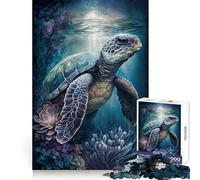 Turtle Delightful Jigsaw Puzzles for Adults 1000 Analytical Skill Light Recreation Tight Join (50x75cm)