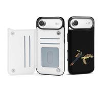 Turtle Diver Phone Case Compatible with iPhone 17/17 Air/17 Pro/17 Pro Max Flip Protective Cover with Card Holder