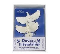 Turtle Dove Ornaments (Gift Boxed) - Set of 2 / Durable Resin Doves/One for You & a Friend/As Seen in Home Alone