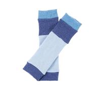 Turtle Doves 100% Recycled Cashmere Ankle Warmers (Blue Mix)
