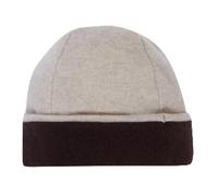 Turtle Doves 100% Recycled Cashmere Beanie (Earthy Brown)
