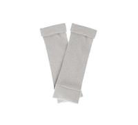 Turtle Doves 100% Recycled Cashmere Fingerless Gloves (Light Grey)