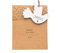 Turtle Doves Christmas Ornament Friendship Turtle Dove Ornament With Message Envelope Friendship Dove Ornament For Christmas White Dove Decoration