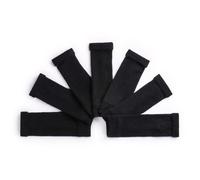 Turtle Doves Mens 100% Recycled Cashmere Fingerless Gloves, Black, Oneszie