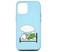 Turtle Dreaming Bubble Sleeping Hat Bed Good Tired Night Fun Case for iPhone 12/12 Pro
