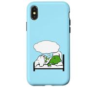 Turtle Dreaming Bubble Sleeping Hat Bed Good Tired Night Fun Case for iPhone X/XS