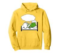 Turtle Dreaming Bubble Sleeping Hat Bed Good Tired Night Fun Pullover Hoodie