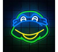 Turtle Face Led Neon Sign , Usb Powered Wall Light For Bedroom, Bar, Game Room And Home Decor