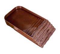 Turtle Feed Dish-Non-Non-Slip Reptile Feeding Shell with , Square Water Bowl for Turtles, Lizards and Frogs