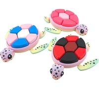 Turtle Fidget Clickers - Desktop and Keychains - Sensory Figures, Mechanical Keys - Autism, ADHD, Stress, Anxiety Relief (Rainbow)