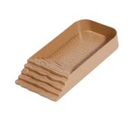 Turtle Food Dish - Reptile Feeding Bowl, Square Water Pool | Multifunctional Amphibian Tub, Durable Habitat Accessory, Ramp Design for Frog Tortoise