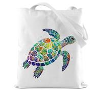 Turtle Gifts Tote Bag, Sea Turtle Gifts for Women, Cute Sea Animals Reusable Grocery Bags, Sea Turtles Beach Bag Shopping Bags Turtle Gift for Women Daughter Vacuum Cleaner Bag Mothers Day Birthday