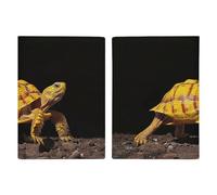 Turtle Ground Walking Passport Holder, ID Card Protector Case Passport Holder with Slot Passports Travel Wallet Document Cover for Women And Men