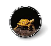 Turtle Ground Walking Round Badge Cute Brooch Hats Jackets Decor Personalized Lapel Pin Clothing Jewelry Accessories for Wedding Party Gift